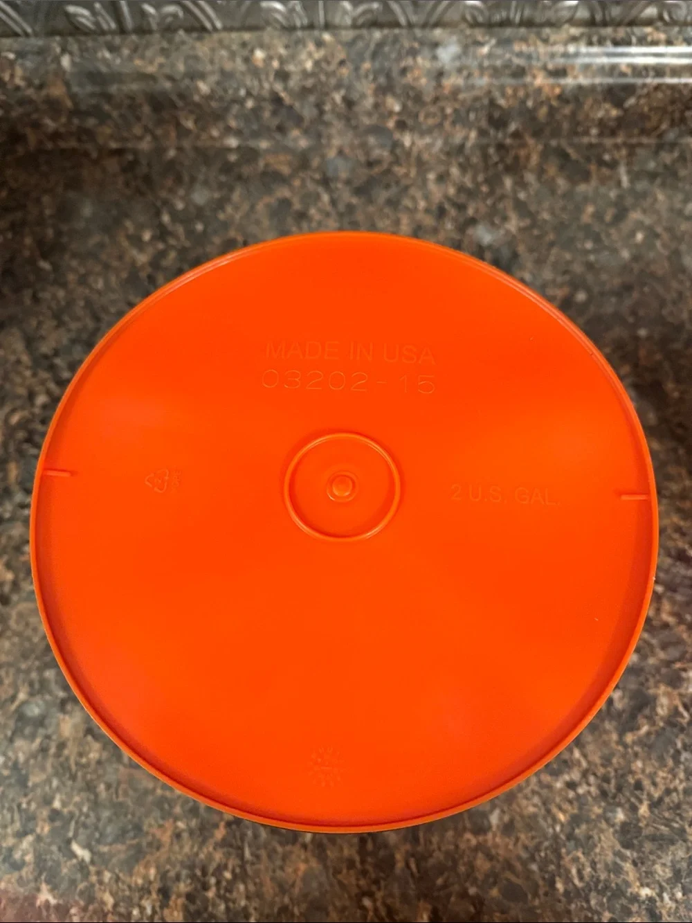 🎃 Home Depot 2026 Halloween Orange Bucket w/ Handle Ghost Haunted House